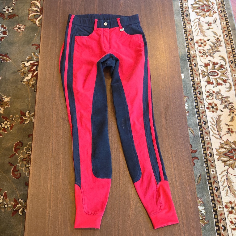 HKM Pro Team Full Seat Breeches Size 22 XS